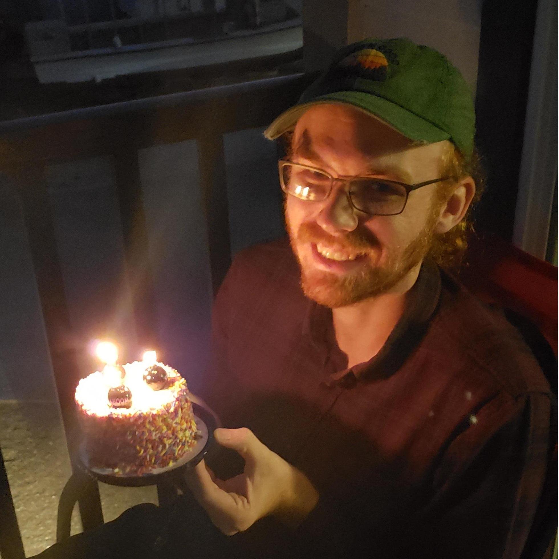 Jake's 28th birthday, the day after we got engaged!
