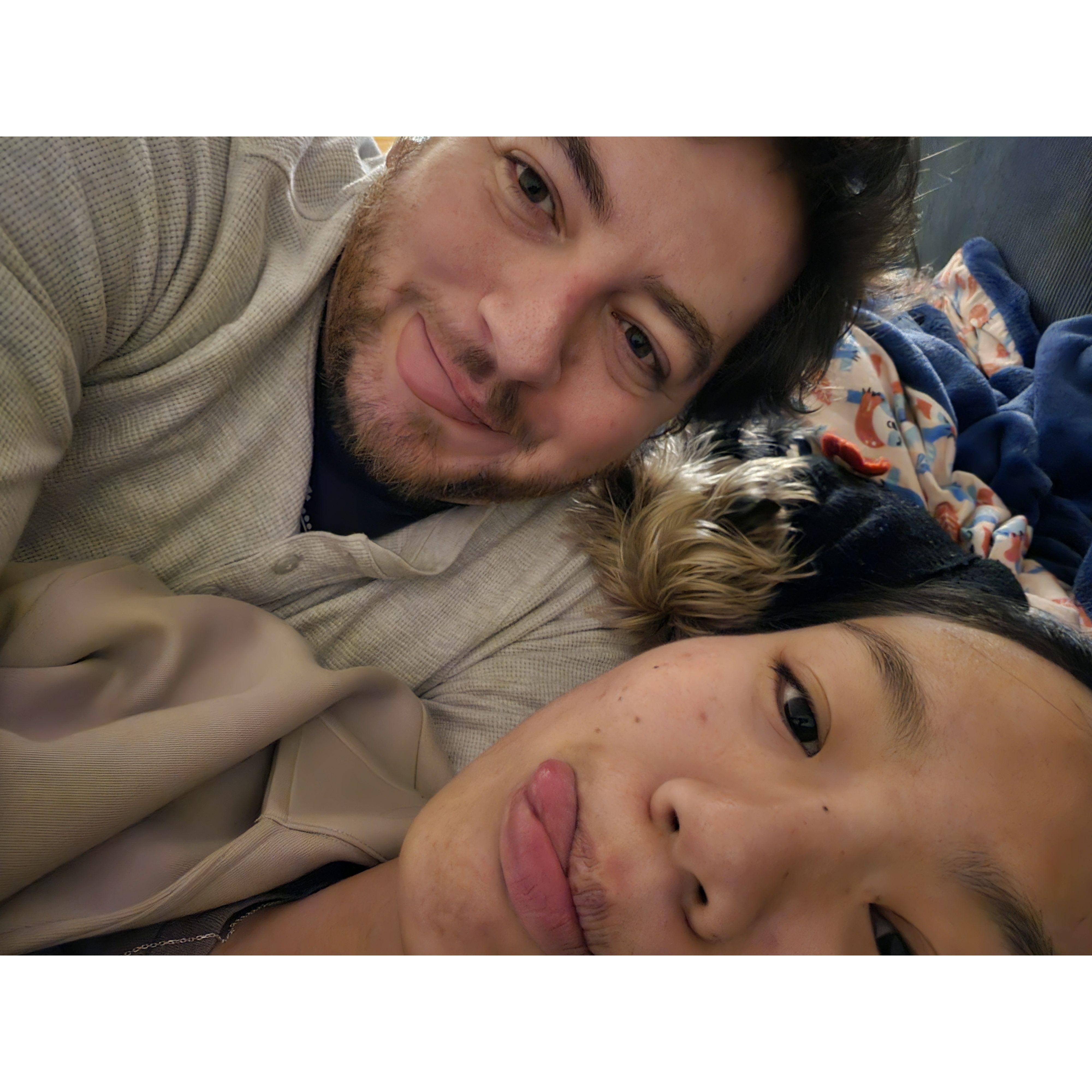 Juju didn't appreciate the group tongue photo