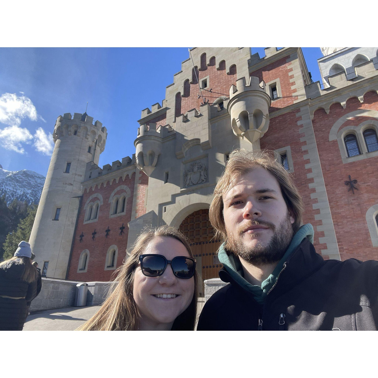Picture in front of the Neuschwanstein Castle, Germany