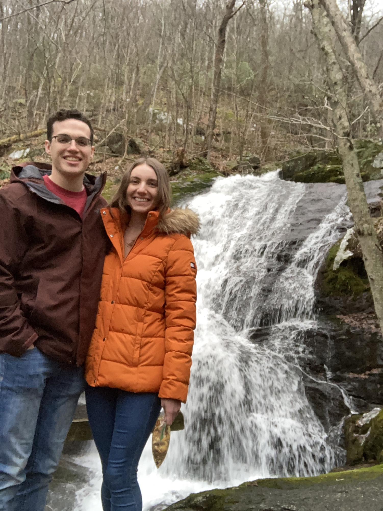 12/31/20: A visit to Crabtree Falls before Corey departs for Fort Hood.