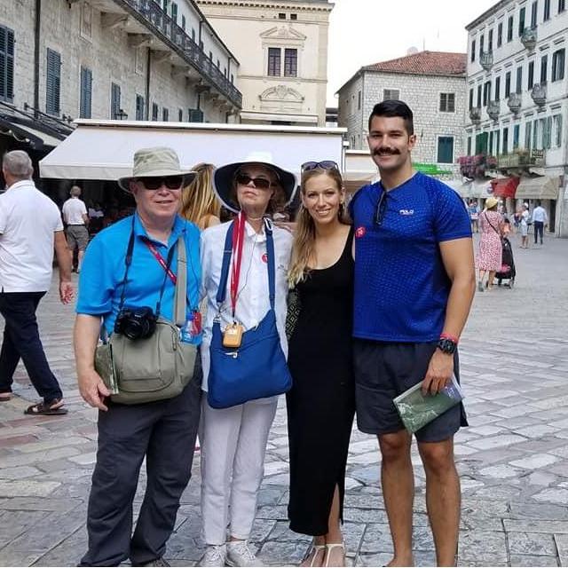 Exploring Kotor with the family.