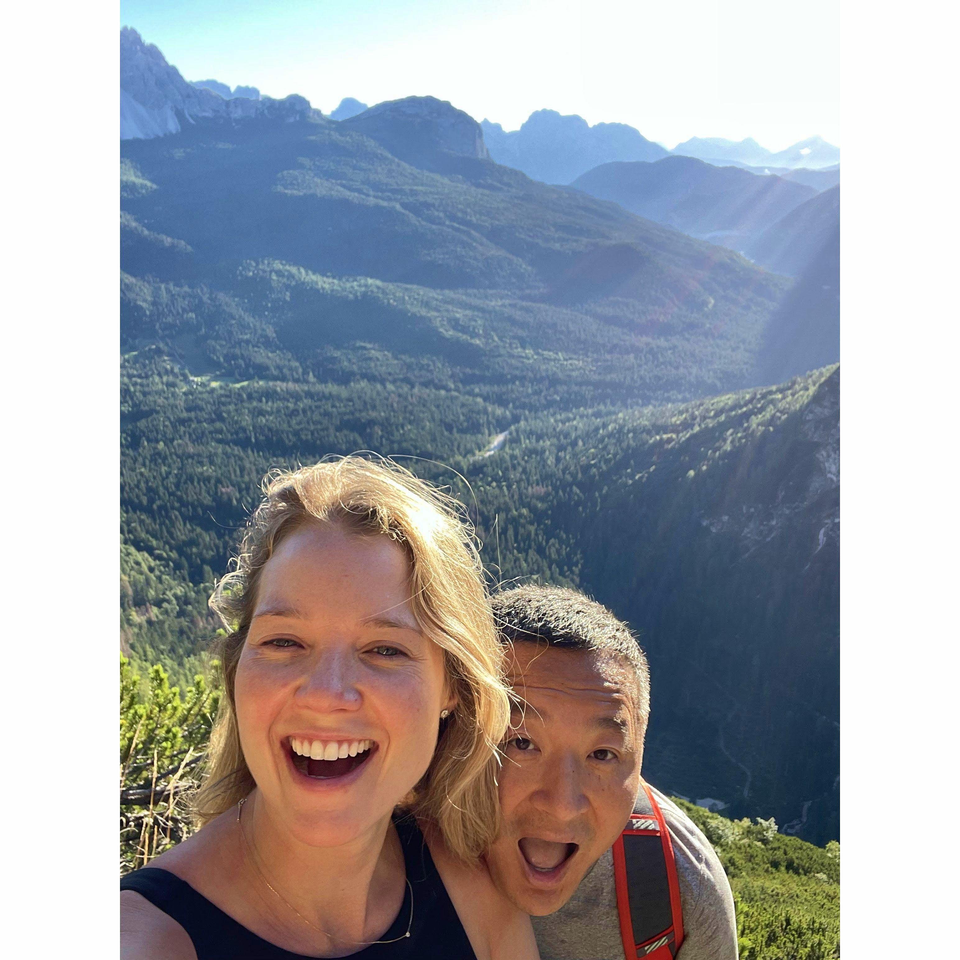 We survived the 9 mile Dolomite Hike