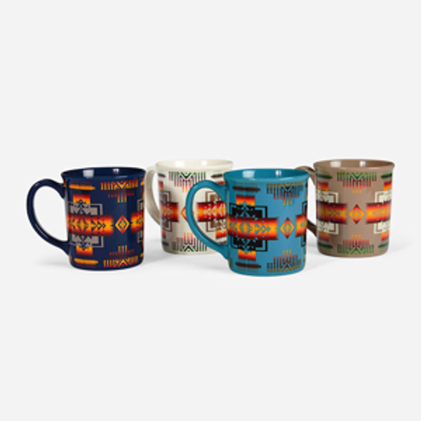 Buy CHIEF JOSEPH MUGS, SET OF 4 for USD 59.50 | Pendleton