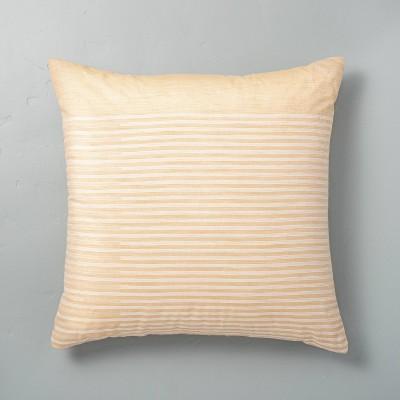 Faded Stripe Throw Pillow - Hearth & Hand™ with Magnolia (Blue)