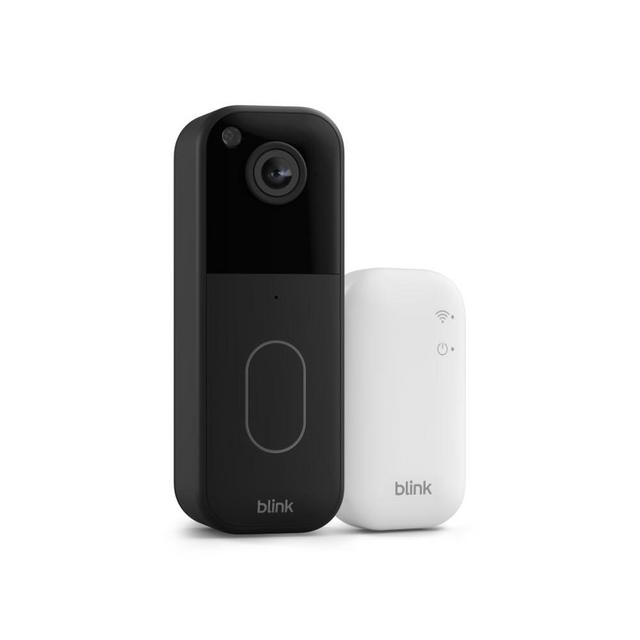 All-new Blink Video Doorbell – Head-to-toe HD view, two-year battery life, and simple setup. Sync Module Core included – System (Black)