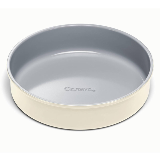 Caraway Home 8.82" Nonstick Ceramic Circle Pan Cream