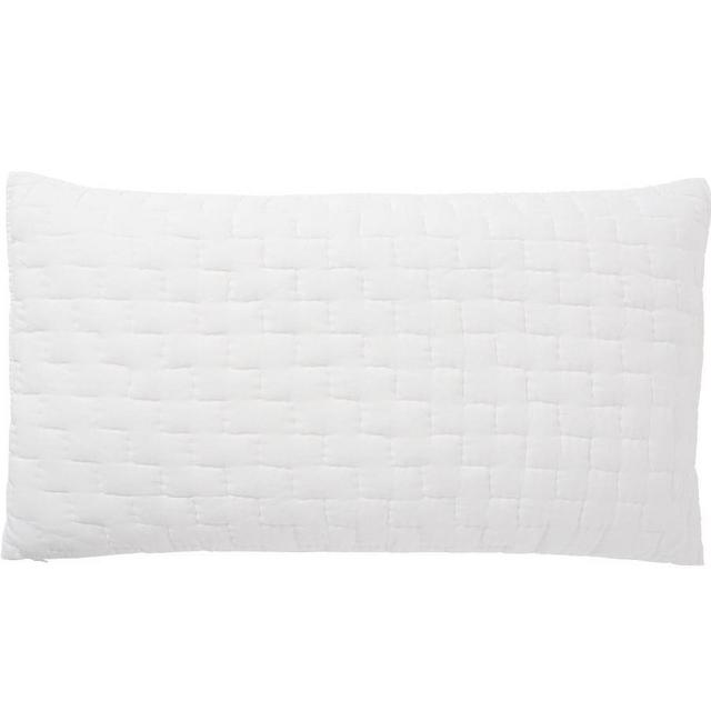 Bliss Cotton Linen Blend Sham, King, White