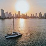 Sunset Sailing from Cartagena