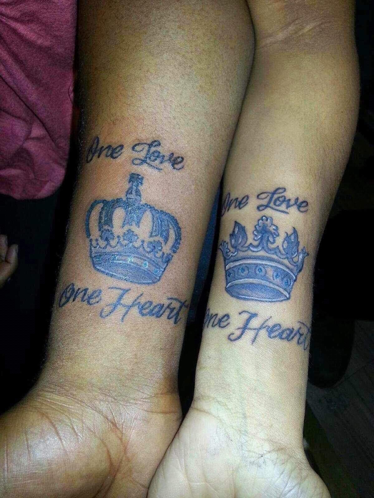 One year on Thanksgiving evening after eating all the food we could and enjoying all our loved ones, we decided in somewhat planned yet spontaneous way to go get our first tattoo as a couple #NoRegret