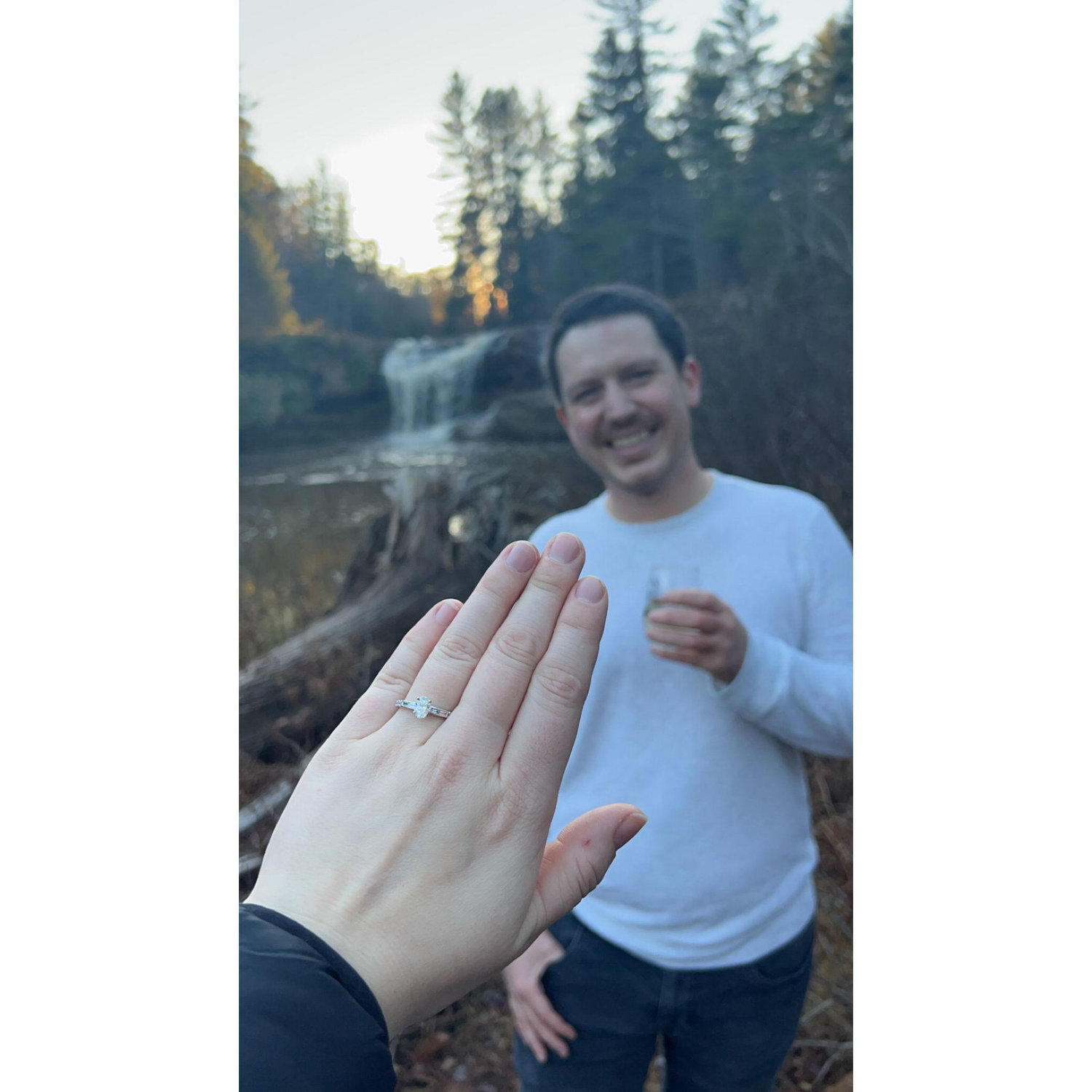 Erik proposed!