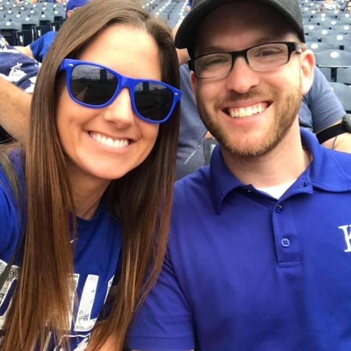 Our first sporting event! A Royals Game! September 2019.