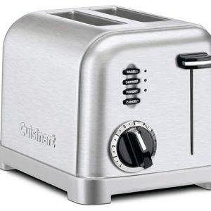 Cuisinart CPT-160 Metal Classic 2-Slice Toaster, Brushed Stainless