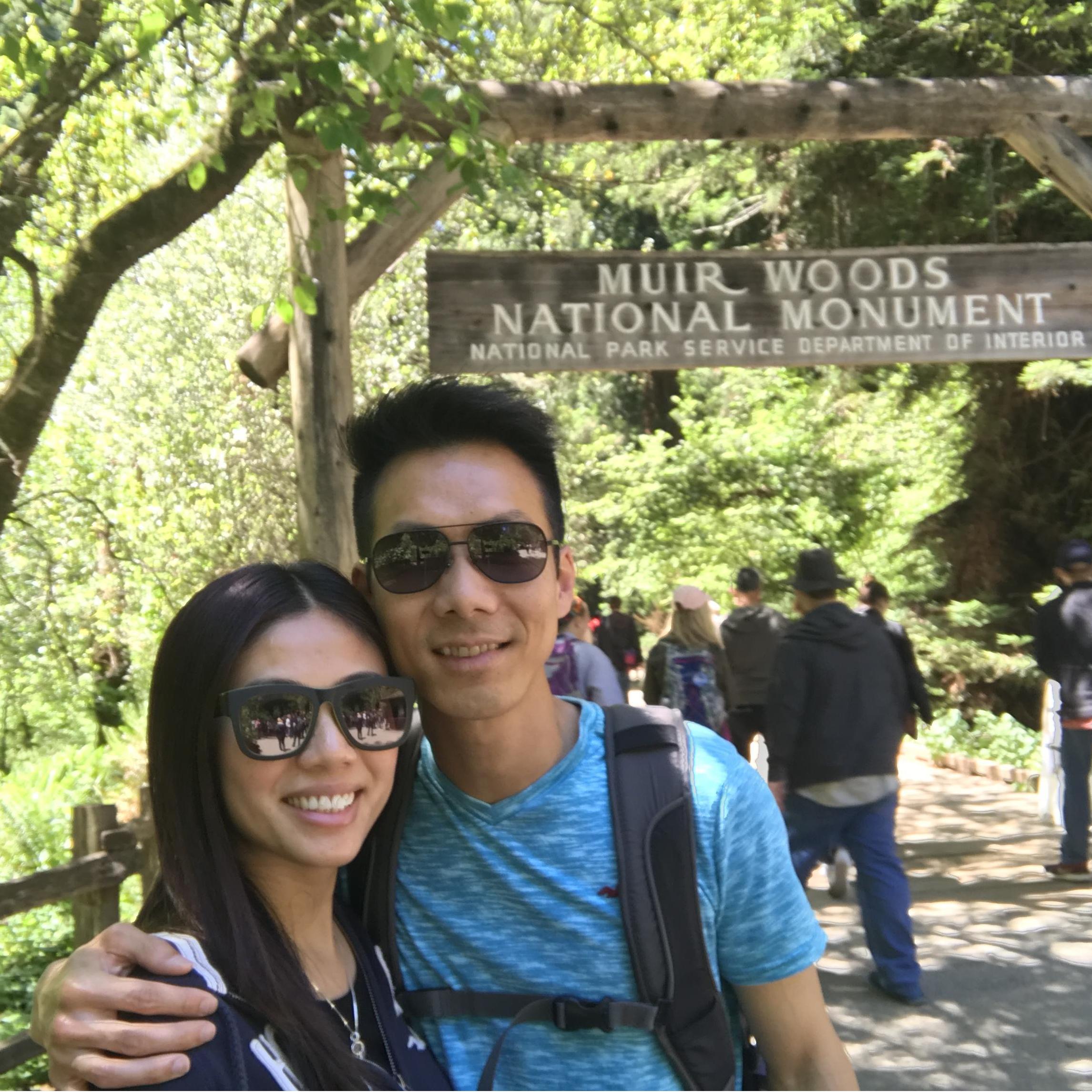 Hiking in Muir Woods