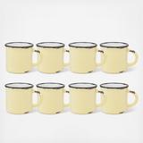 Tinware Espresso Mug, Set of 8