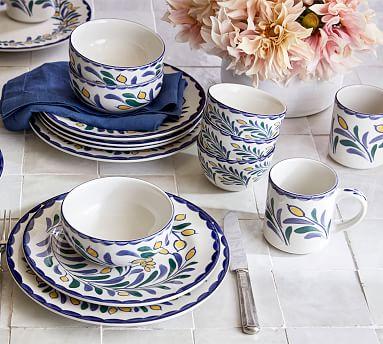 Jardin Lemon Entertaining Collection (Pottery Barn)