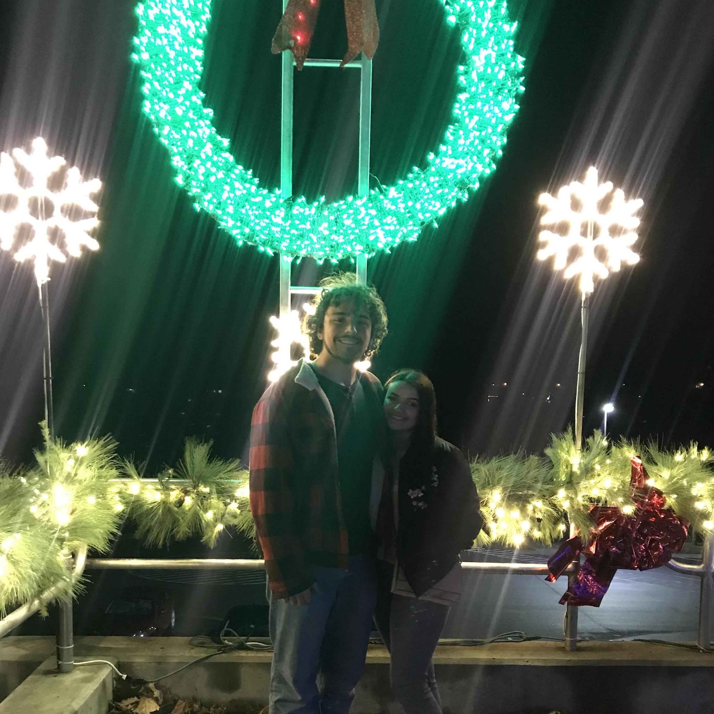 Our first Christmas festivity together in Gallopolis!