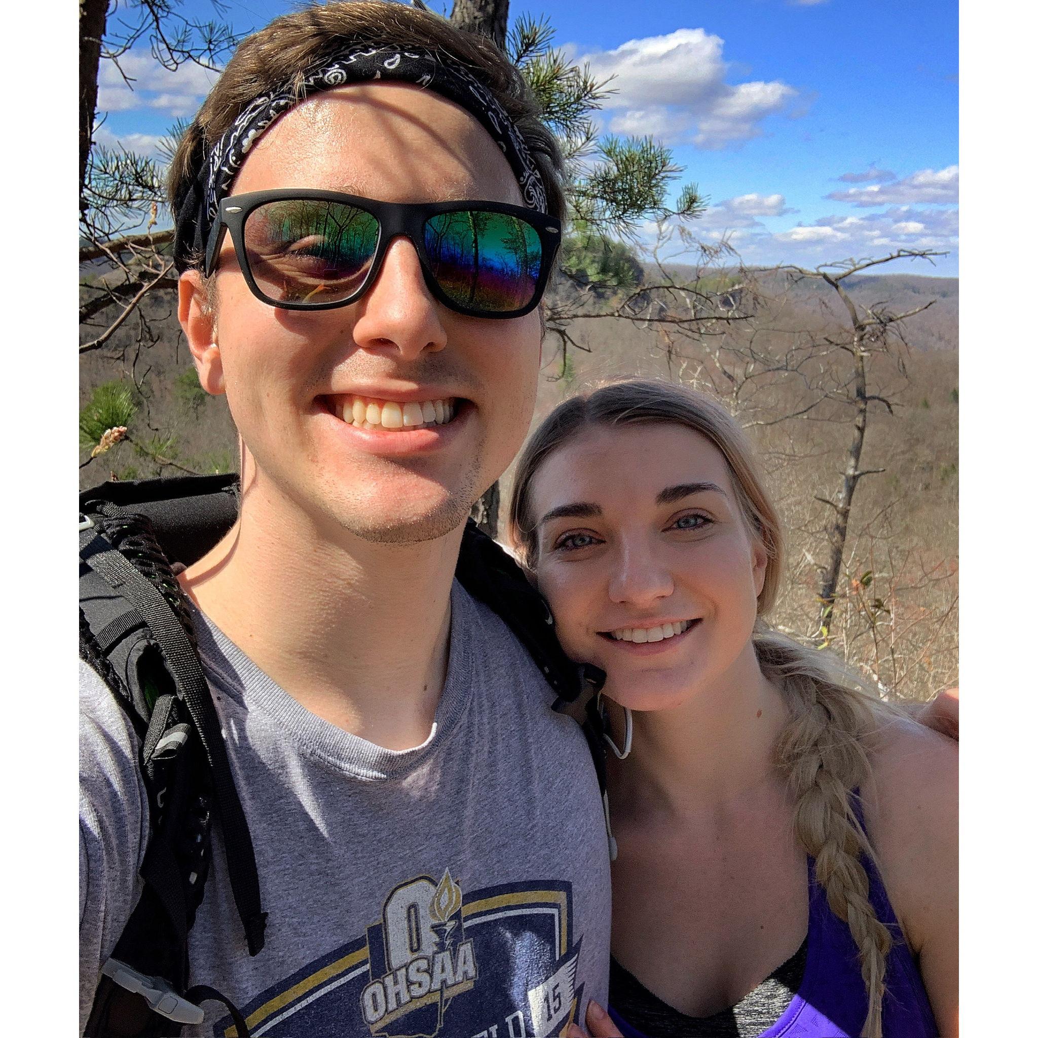 One of many hiking and camping trips from over the years