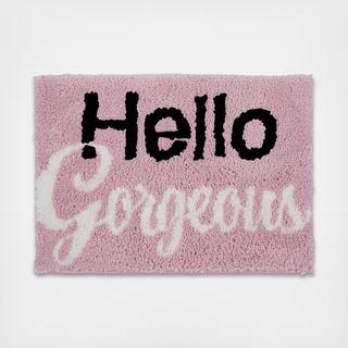 Hello Gorgeous Bath Mat