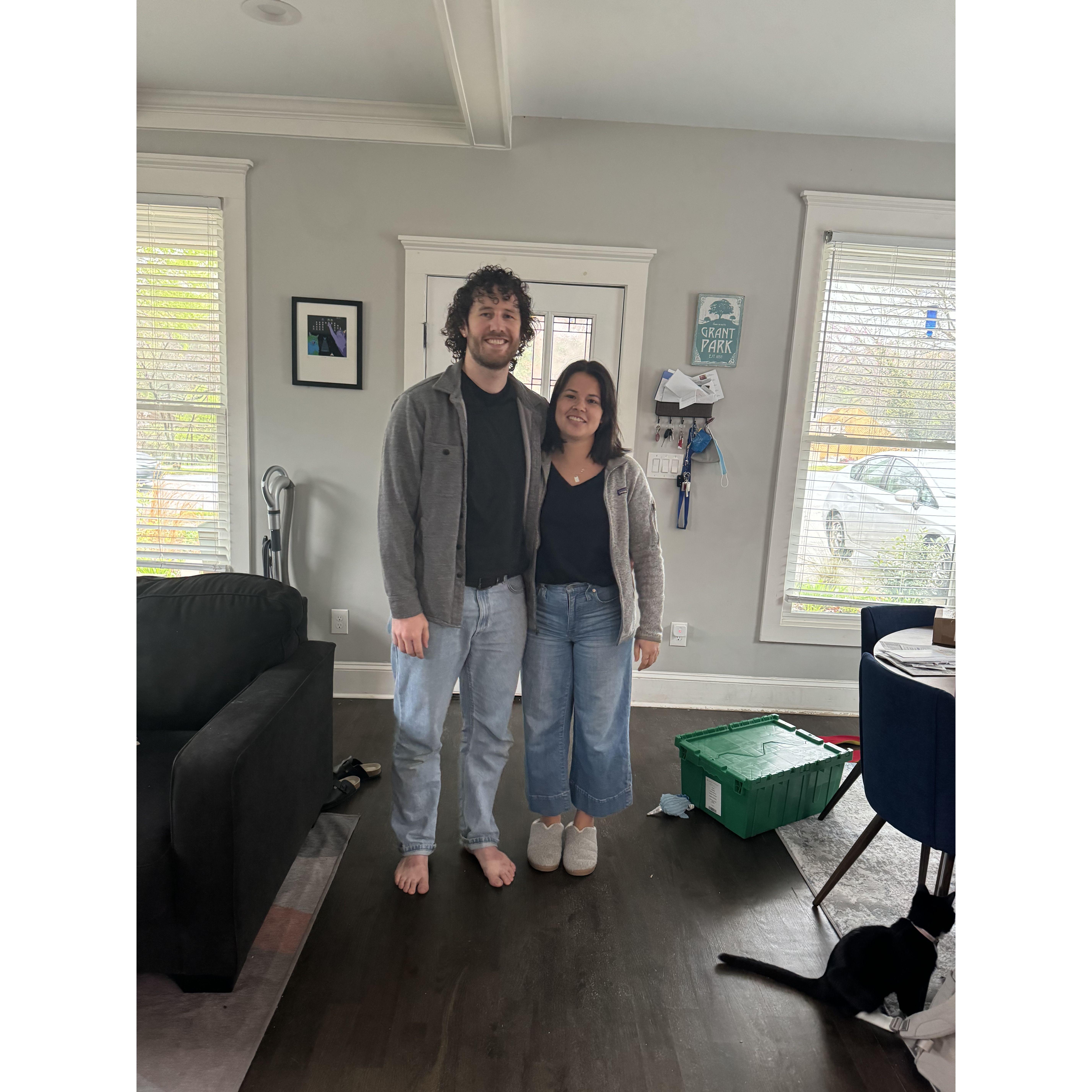 Matching - Zach totally copied Katie