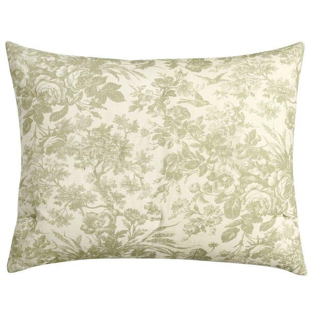 Sorrel Toile Comforter Sham, Loden, Standard