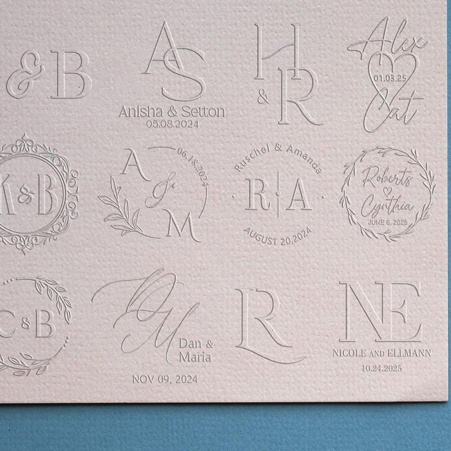 Chose Your Wedding Embosser, Personalized Wedding Embosser, Napkin Embosser, Monogram Embosser, For Envelope and Invitation, Wedding gift