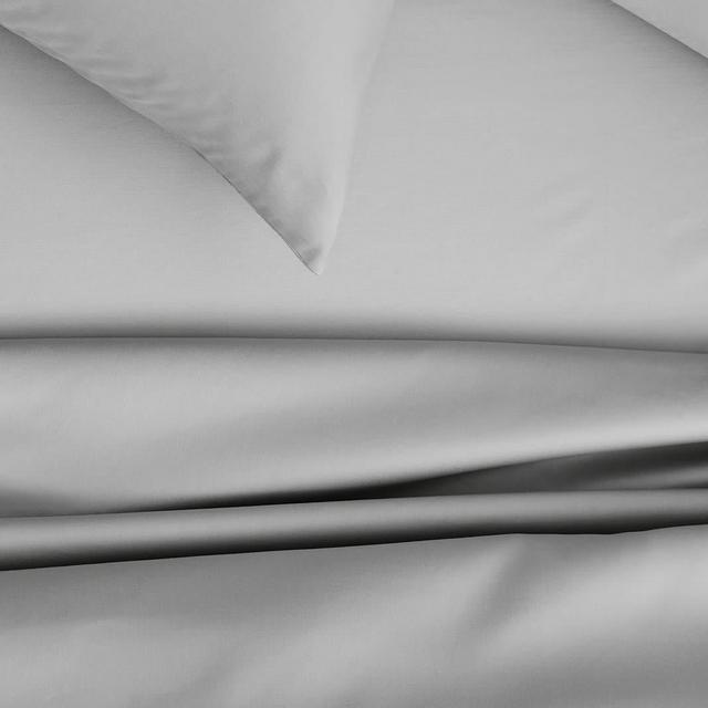 Signature Hemmed Sheet Set - Pewter King w/ Std Pillowcases