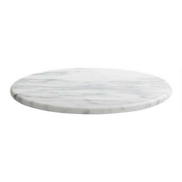 White Marble Lazy Susan