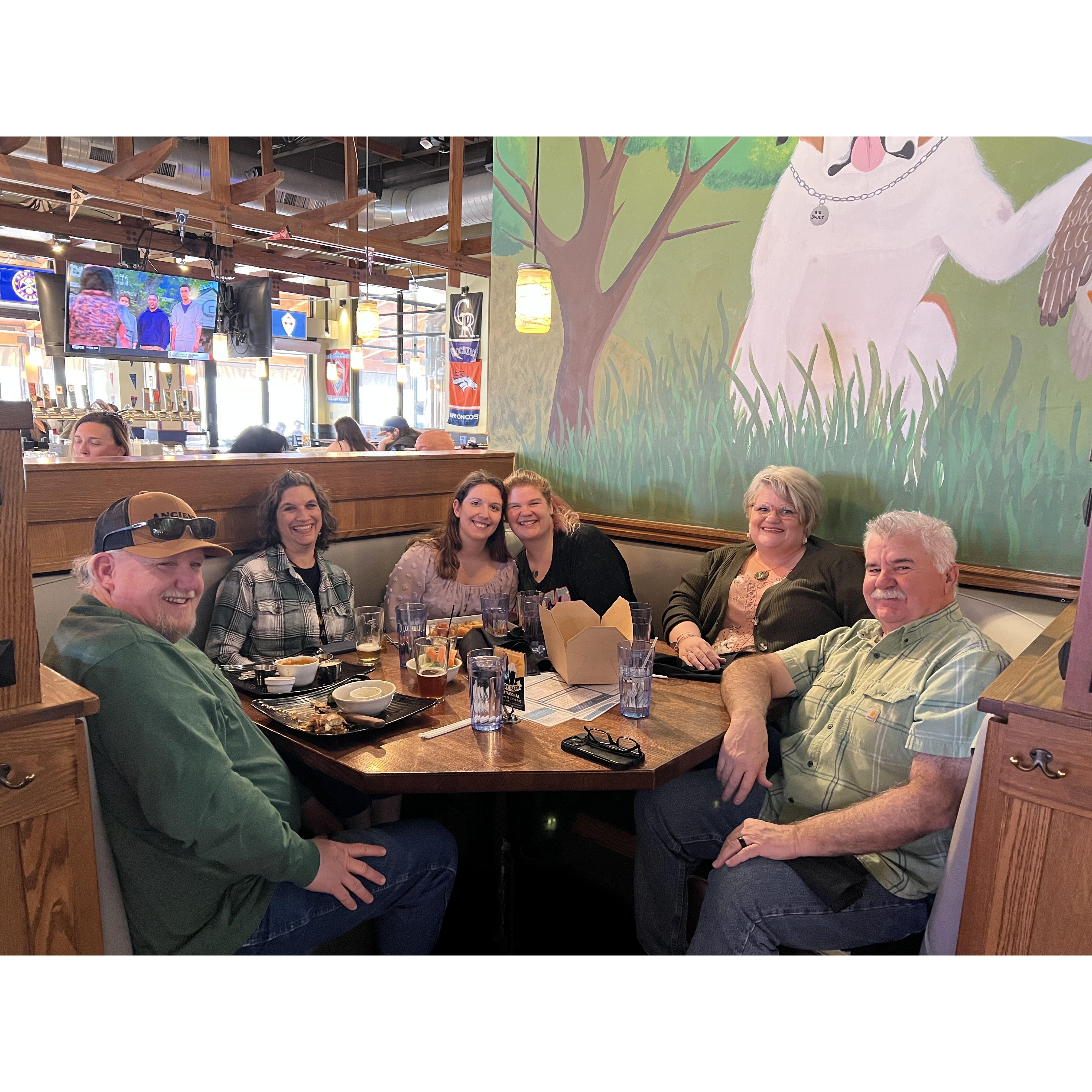 Our parents meet for the first time