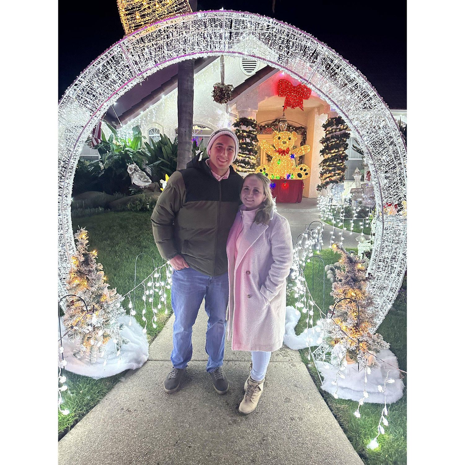 Our first Christmas dating
