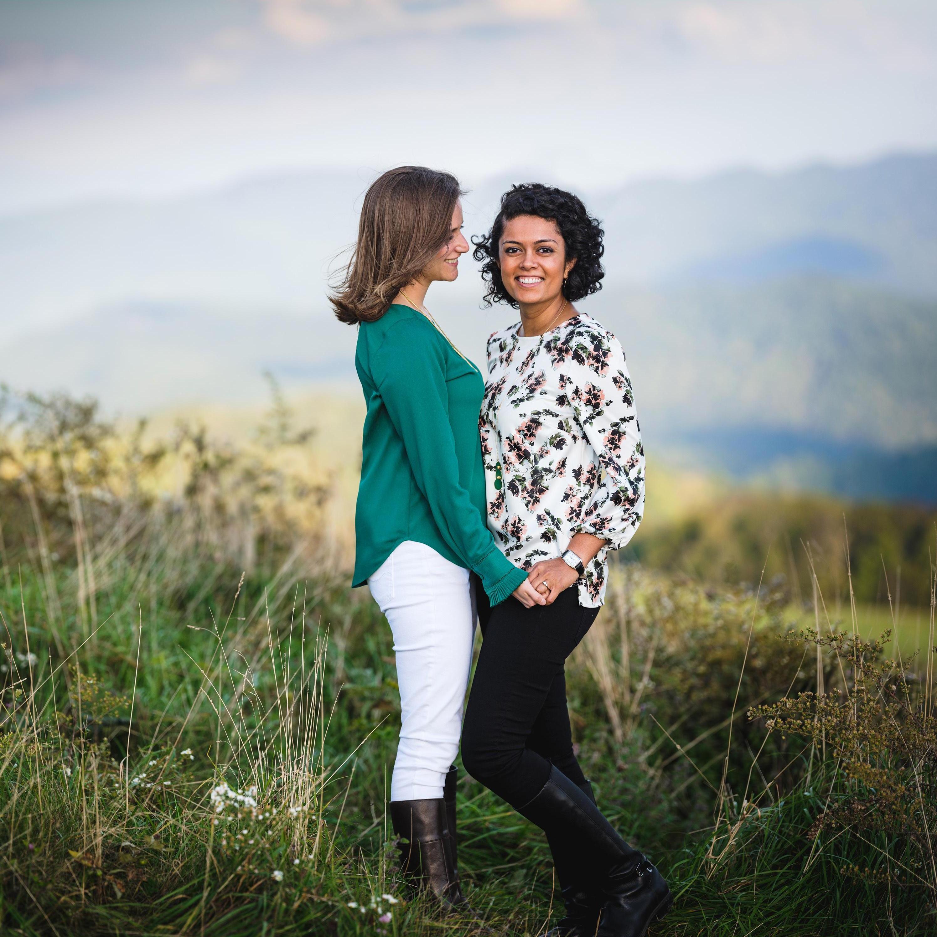 Engagement Shoot at Max Patch, NC.