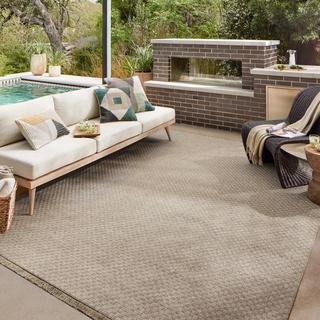 Dawn Indoor/Outdoor Plaid Area Rug