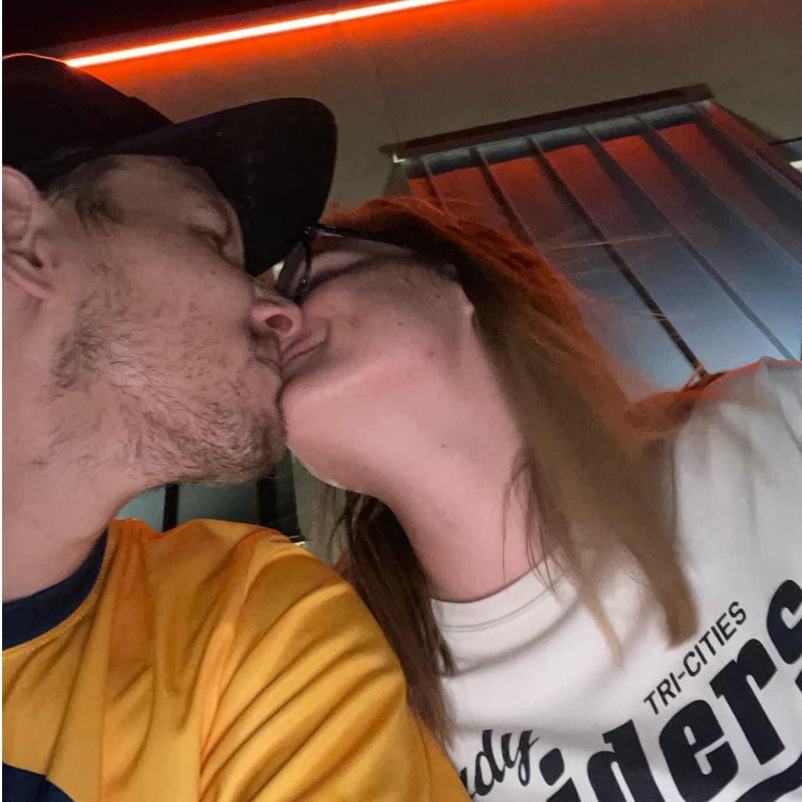 Our first photo together