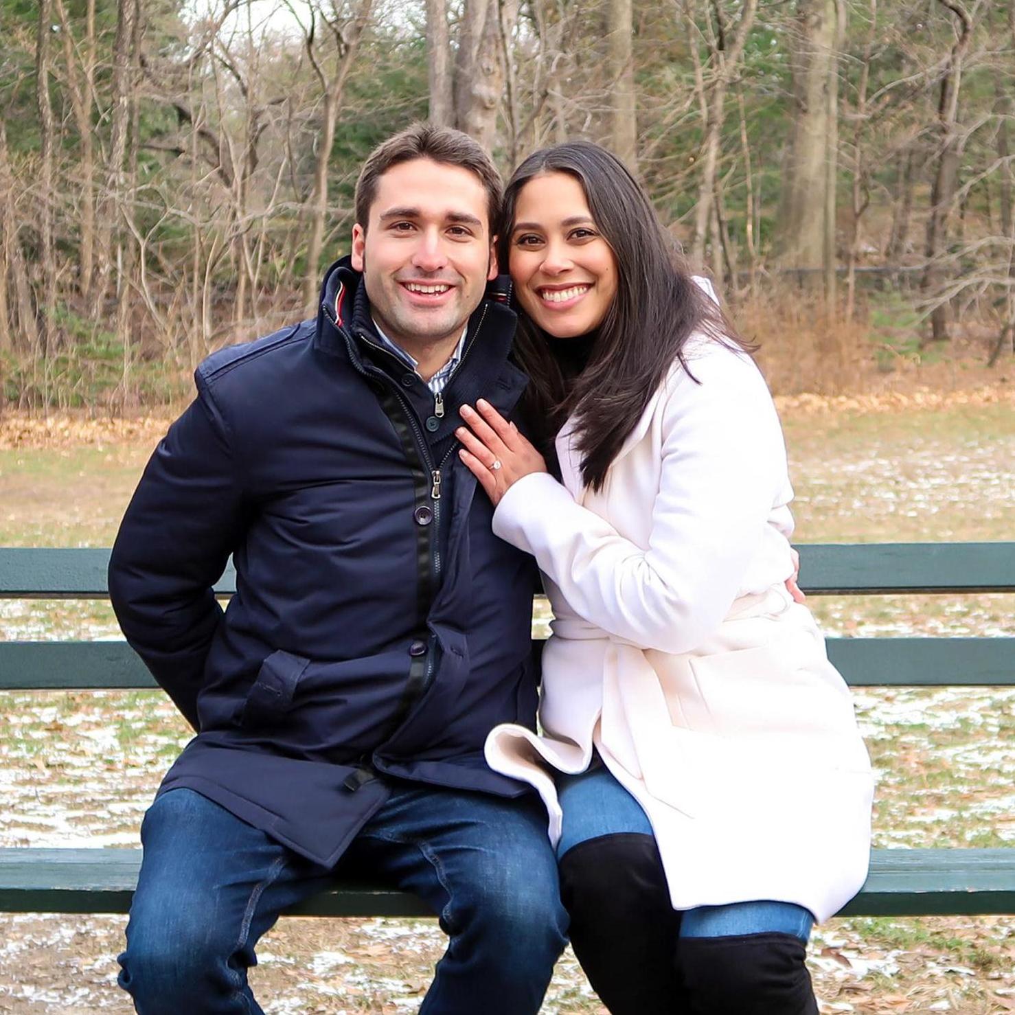Our engagement. Central Park, New York, New York