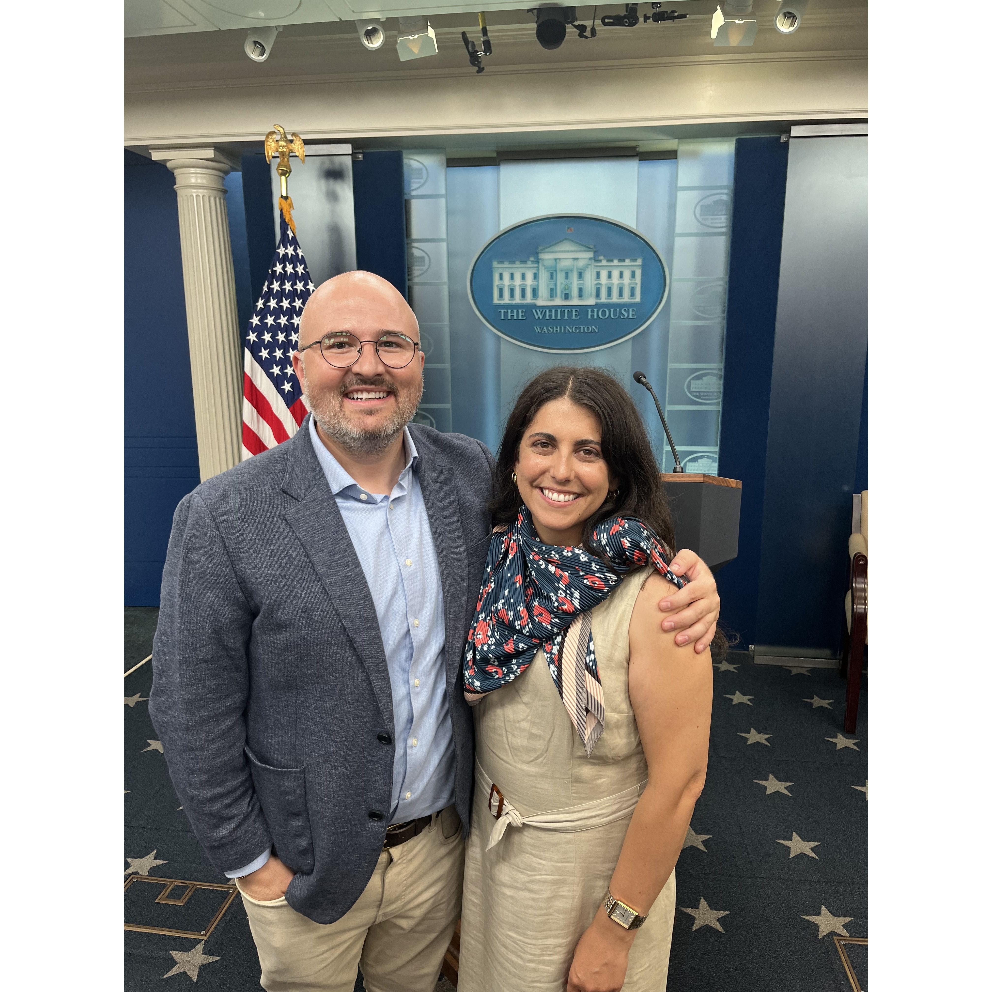 One of our first "dates" was in D.C., where we got to spend time together in one of our favorite cities (and Andy's old stomping grounds)!