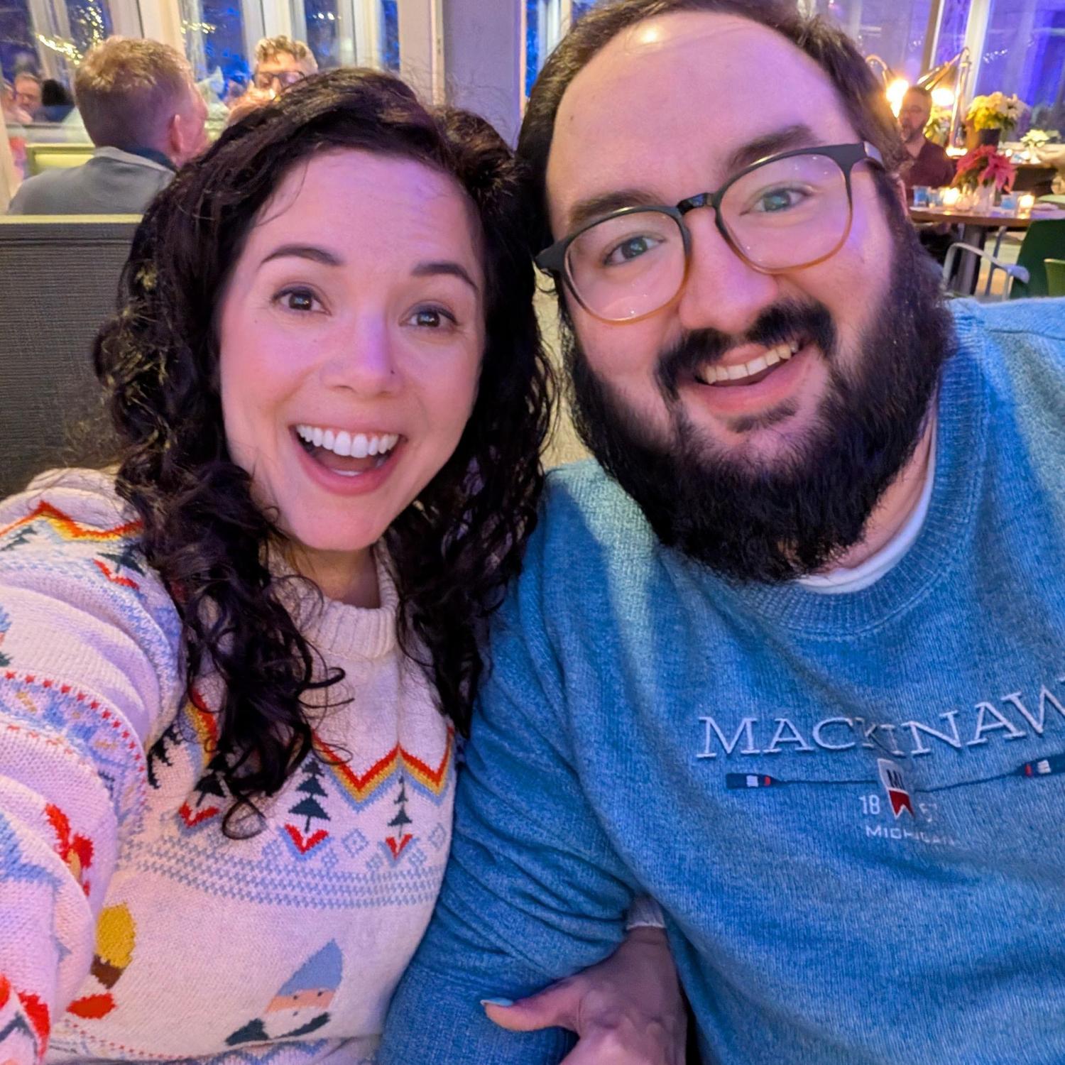 Date night at the Frederick Meijer Gardens Kringle Mingle