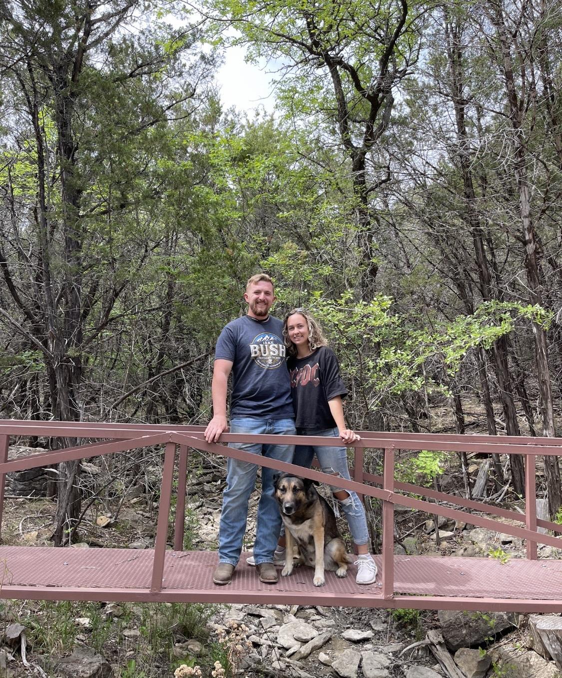 Kili and Kobe’s first trip to the ranch!