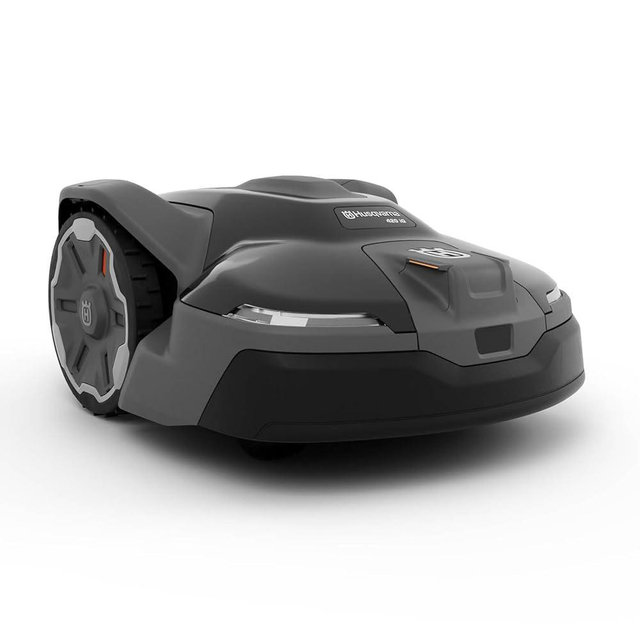 Husqvarna 420iQ Automower Robotic Mower, 1 Acre Mowing Capacity, Wire Free Robot Lawn Mower with Charging Station, RS1 EPOS Reference Station and Replacement Blades