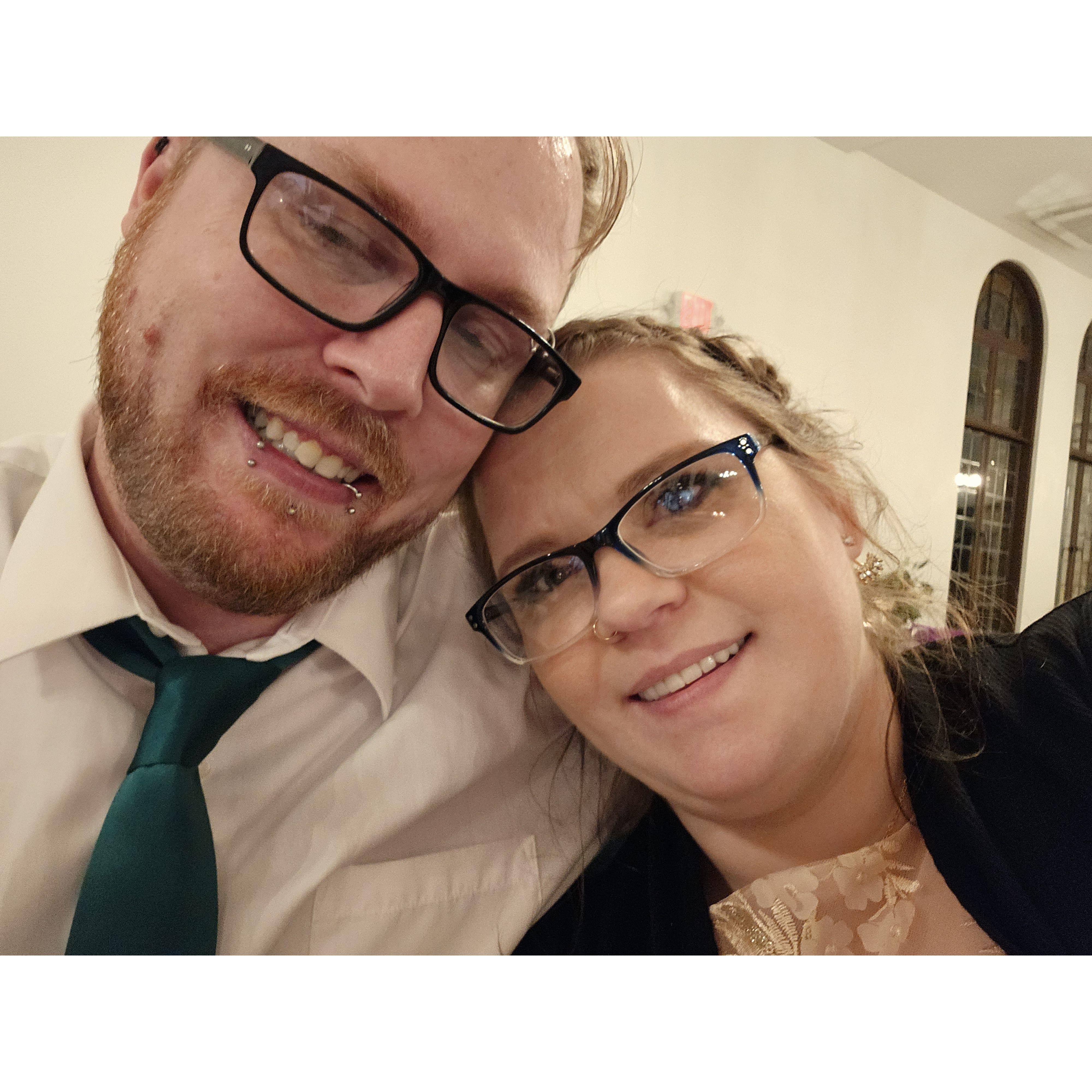 At Sean and Kendra's beautiful wedding!