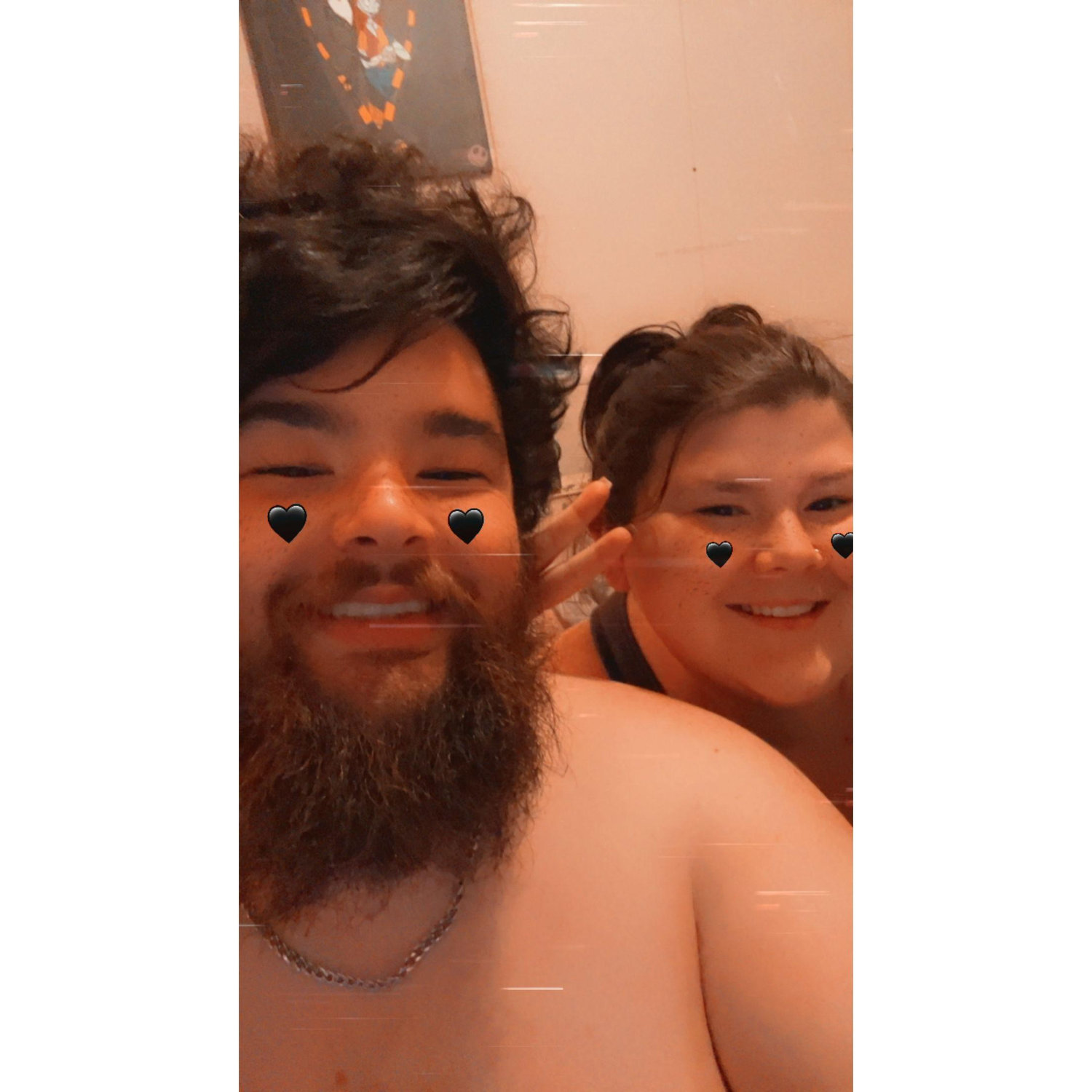 goofing off at home haha