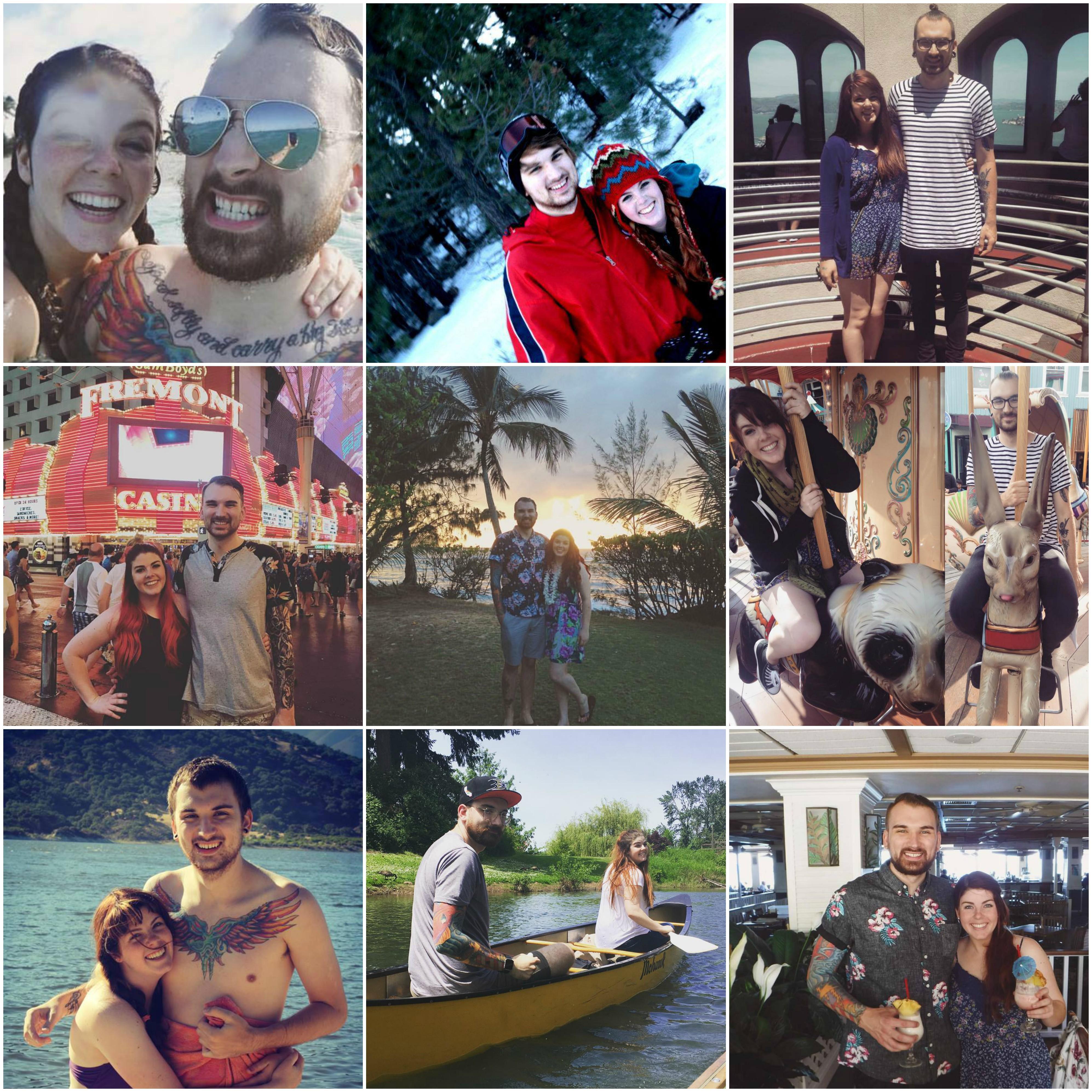 We love traveling together. San Francisco to Hawaii, and Vegas to Tahoe, we love being together as we explore new places (and eat good food).