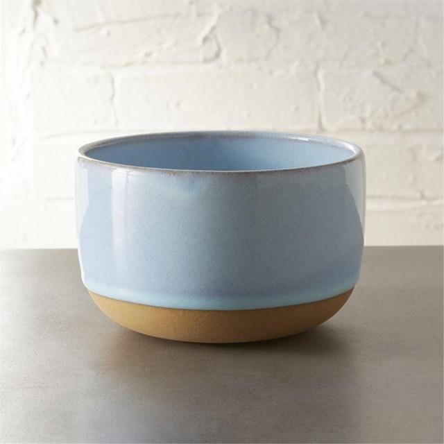 natural clay soup bowl