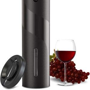 COKUNST Electric Wine Opener, Battery Operated Wine Bottle Openers with Foil Cutter, One-click Button Corkscrew Remover for Home Kitchen Party Wedding