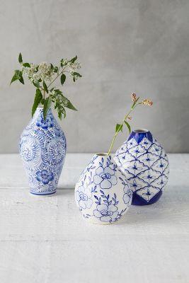 Chinoiserie Bud Vase