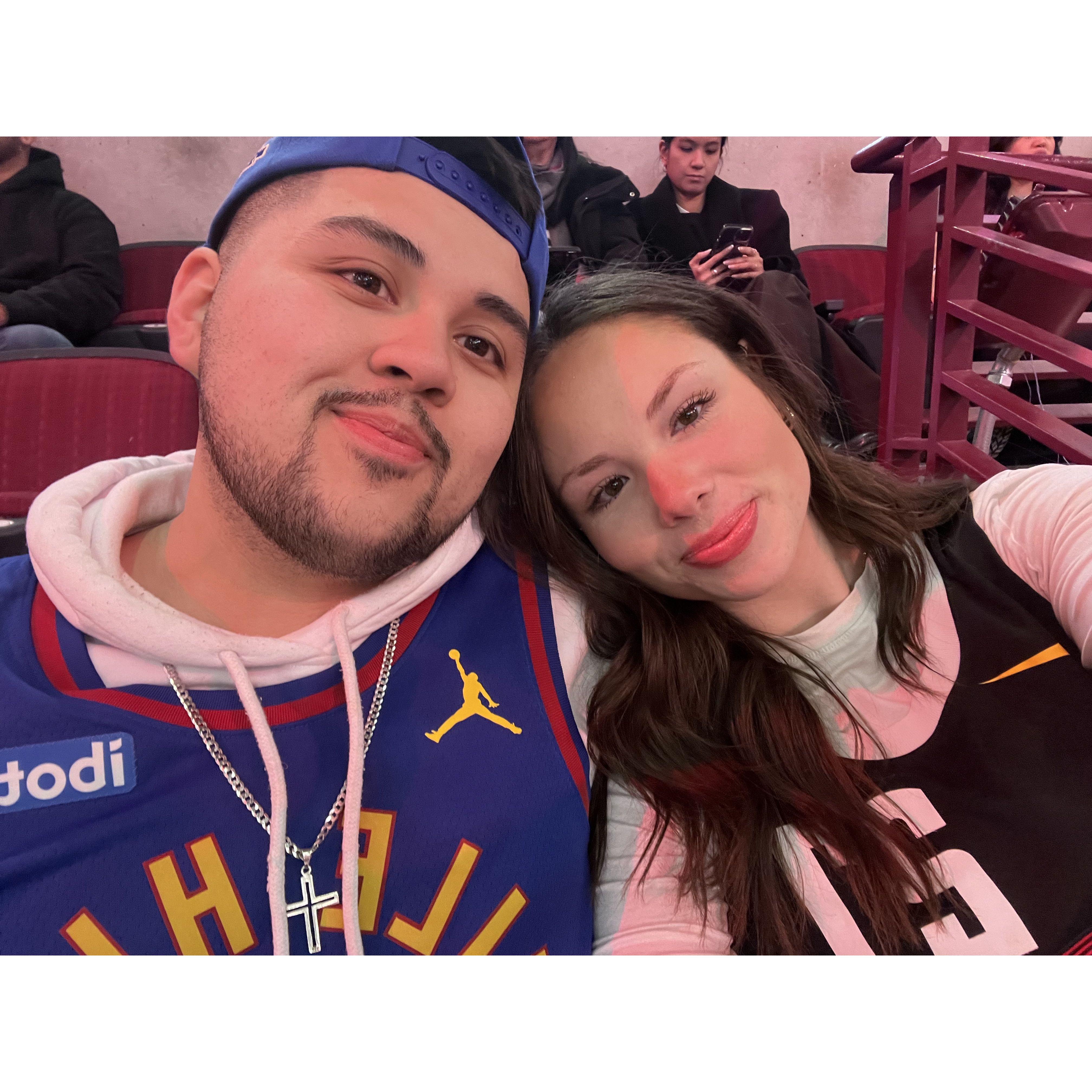 Nuggets game number 1....