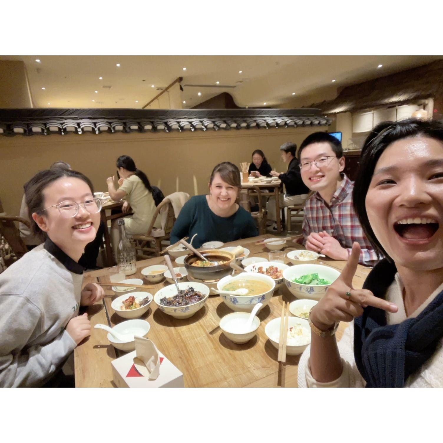 That spicy food Jessica missed so much!