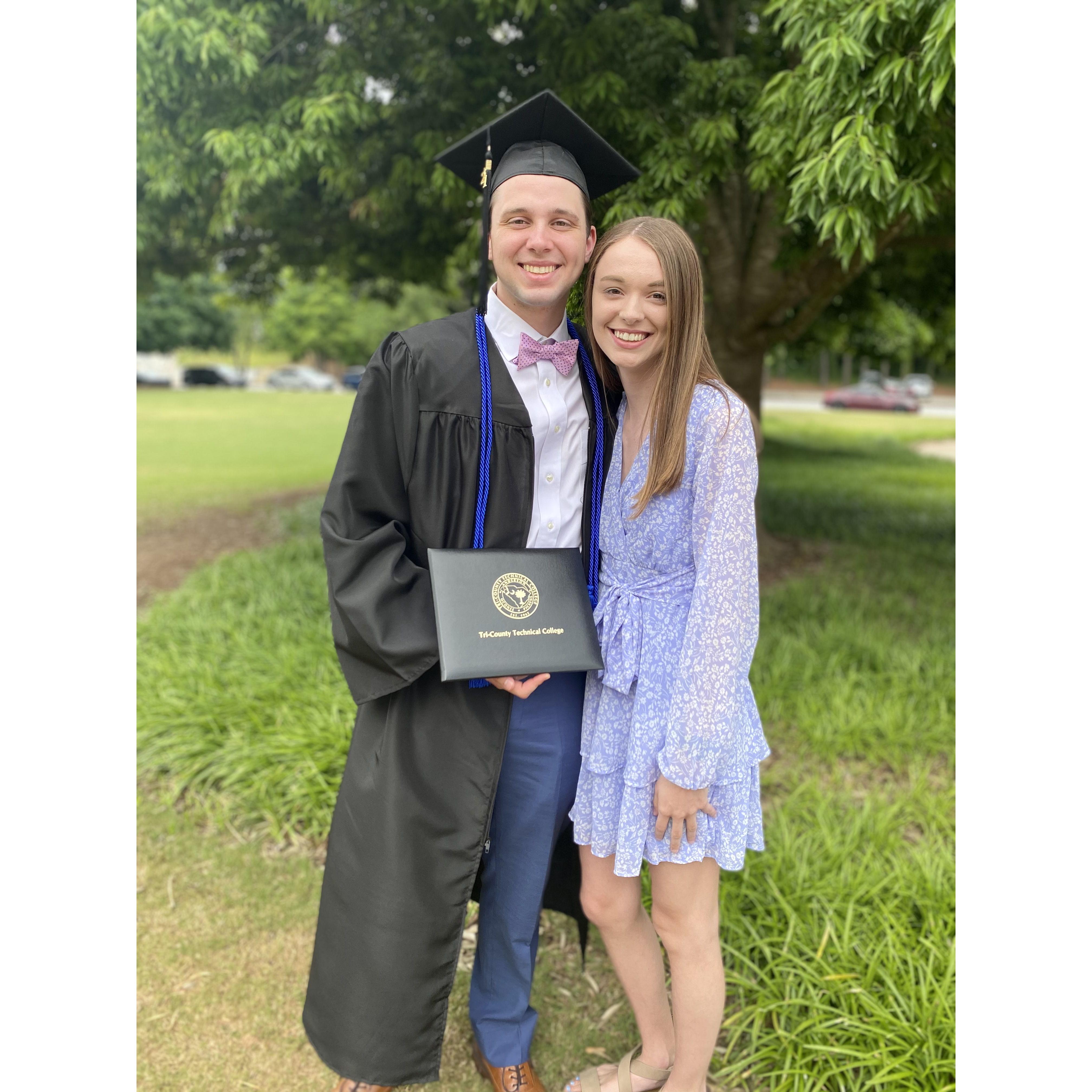 Day's college graduation