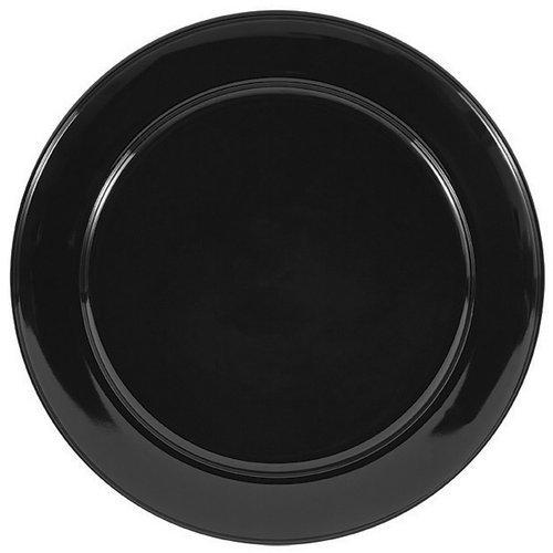 Mainstays 10.5" Black Solid Color Dinner Plate