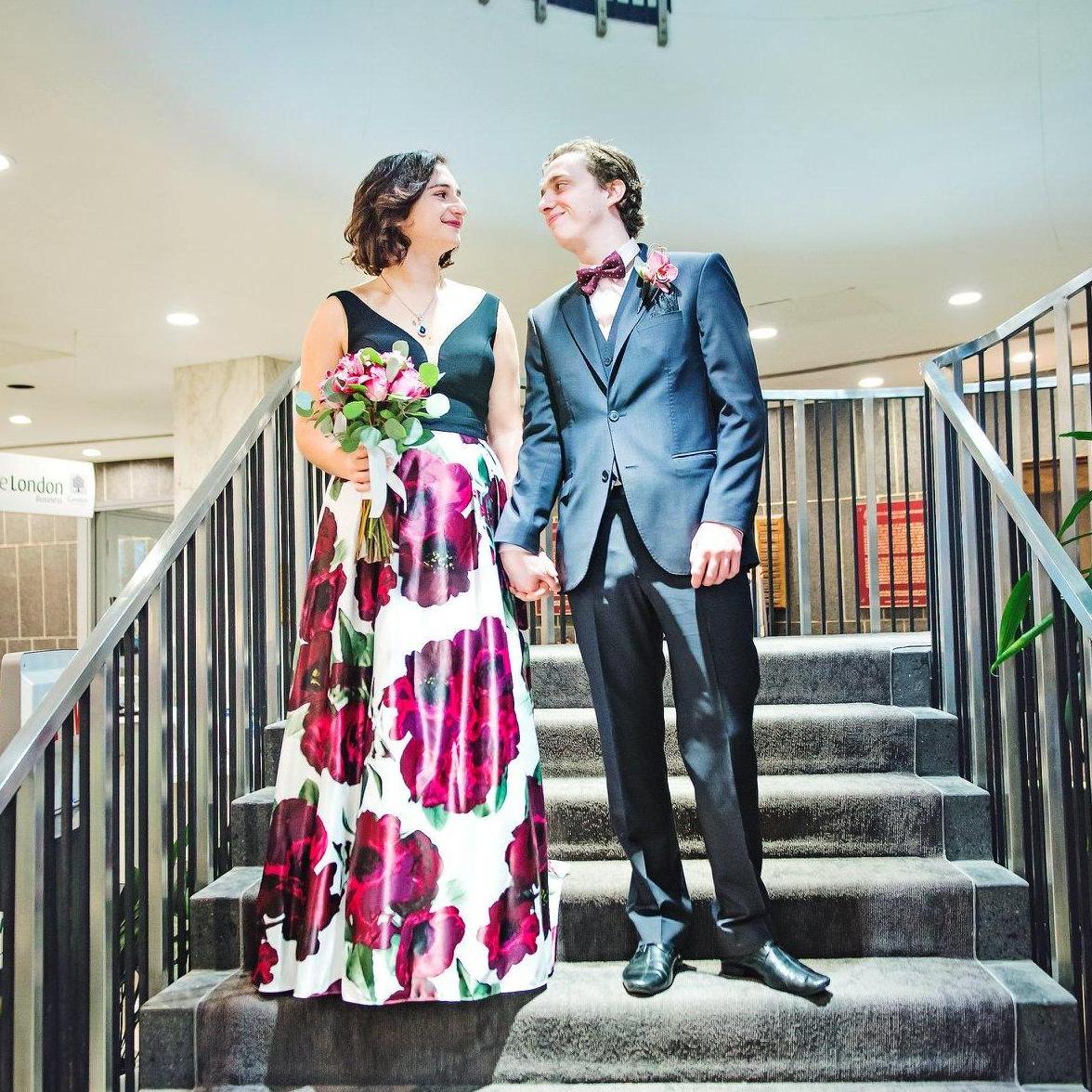 Our first wedding.