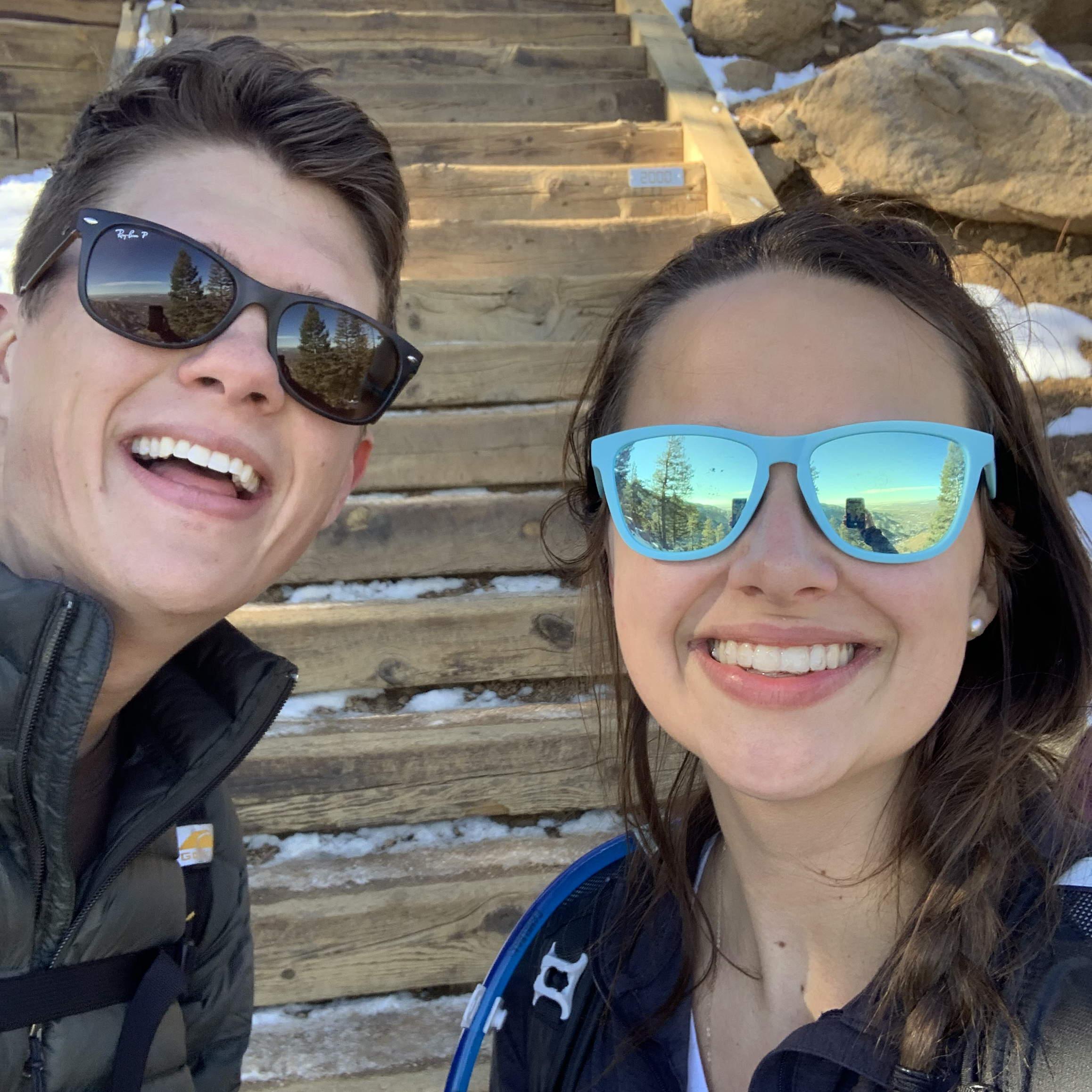 Drake and Allie take on the Manitou Incline