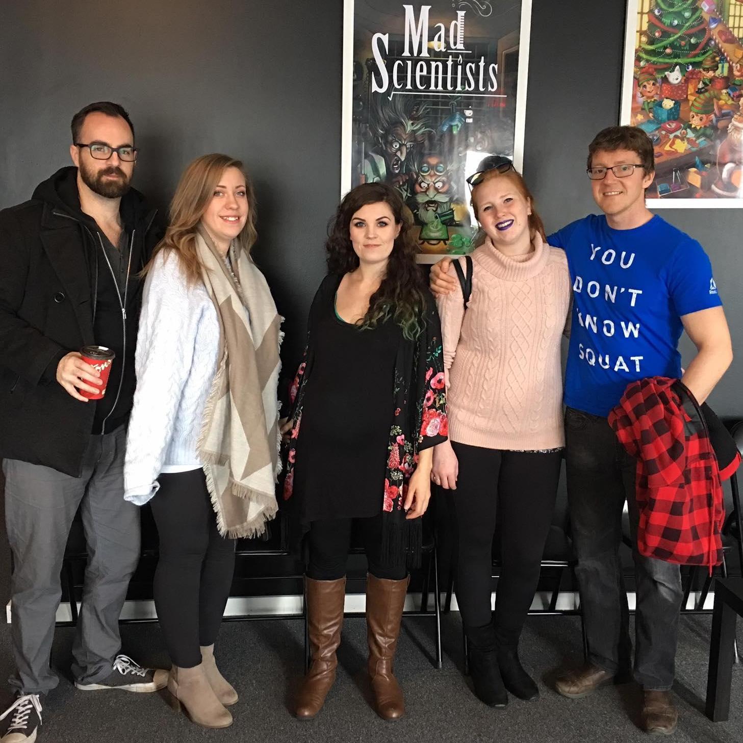 We attended the Mad Scientist Escape Room n Hamilton with some lovely people.